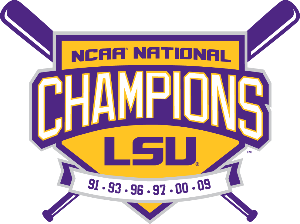 LSU Tigers 2009 Champion Logo diy DTF decal sticker